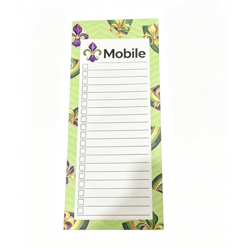 Custom Mardi Gras Mobile Magnetic Notepad