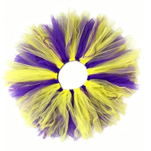 Purple Gold Mardi Gras Tulle Tutu Skirt